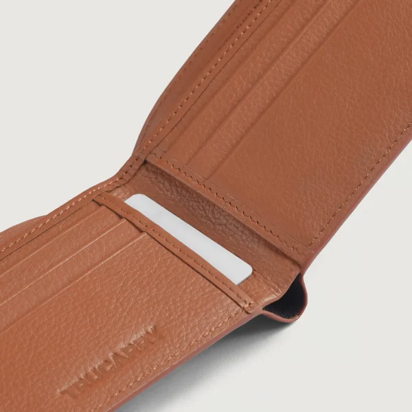 Voren Brown Leather Bi-fold Wallet - Image 5